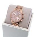 Michael Kors Ladies RITZ Rose Gold Watch - MK6357